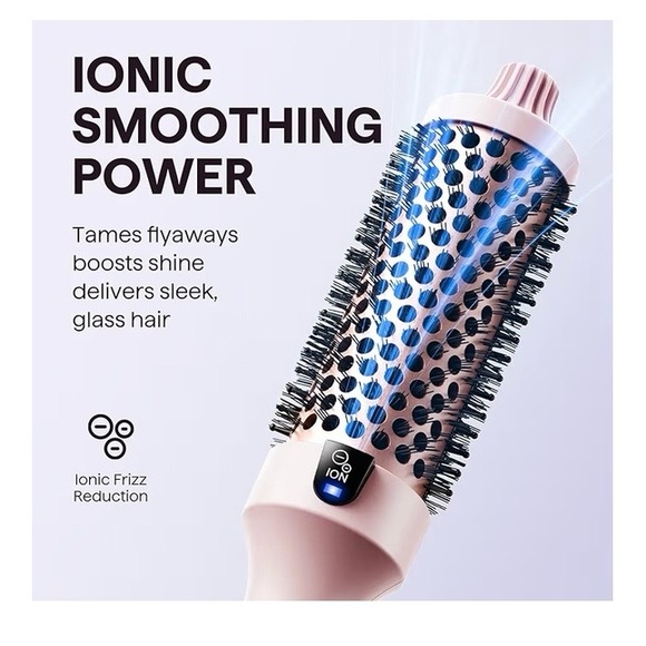 BRAND NEW Wavytalk Thermal Brush, Blowout Boost 1.5 inch Heated Round Brush,Pink - Picture 5 of 14